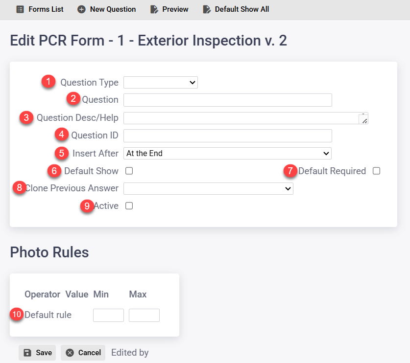 Navigating PCR Forms – Pruvan Support Center